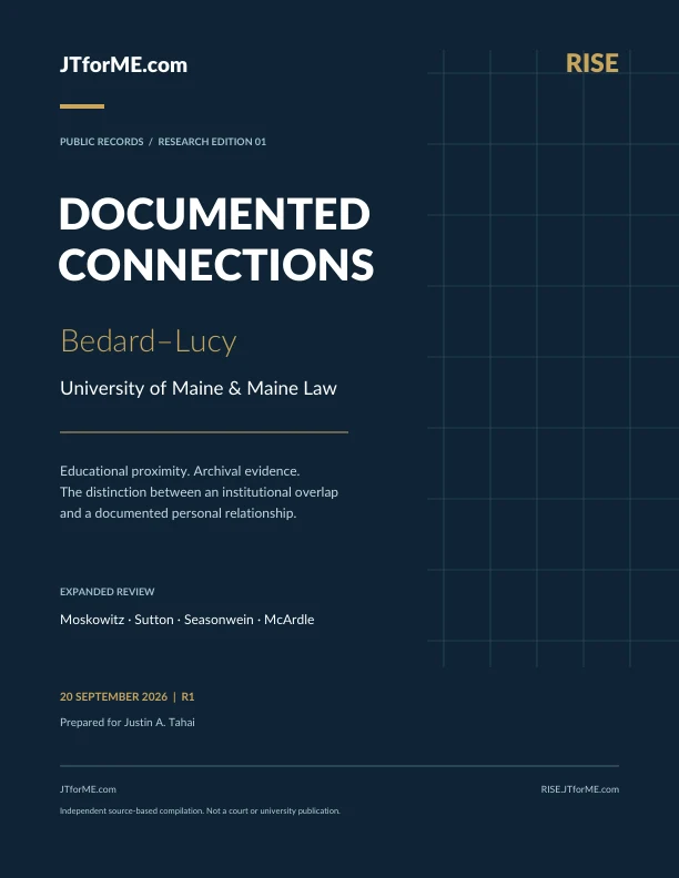 Cover of Documented Connections — Bedard–Lucy and expanded review