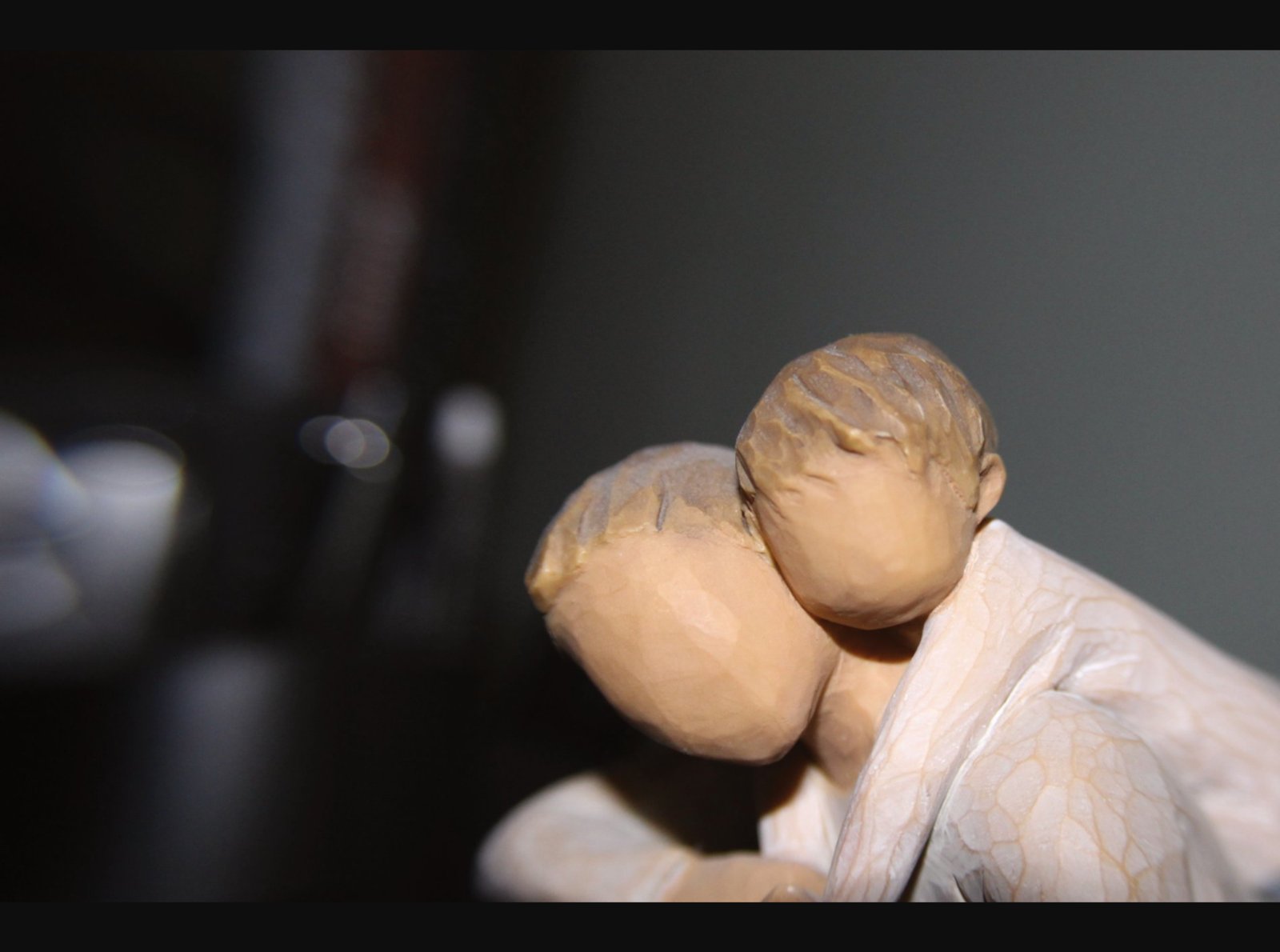 A family keepsake, photographed on a desk